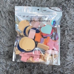 Pack of 72 Cosmetic Sponges